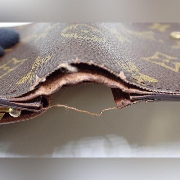 AUTHENTIC Louis Vuitton Monogram Viennois Wallet 2003 Vintage 🥰 - Picture 6 of 13